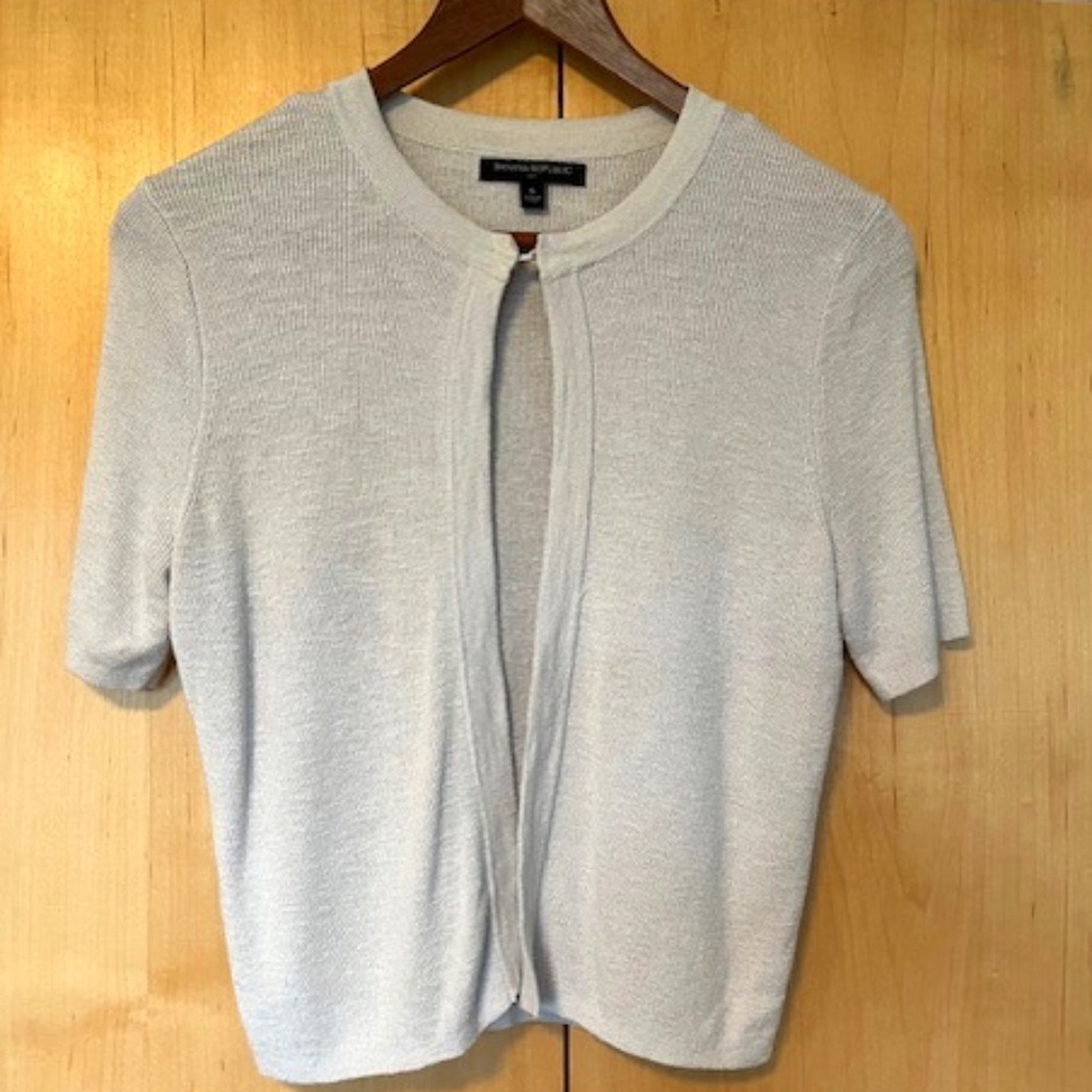 Banana Republic Women's Short Sleeve Summer Cardigan